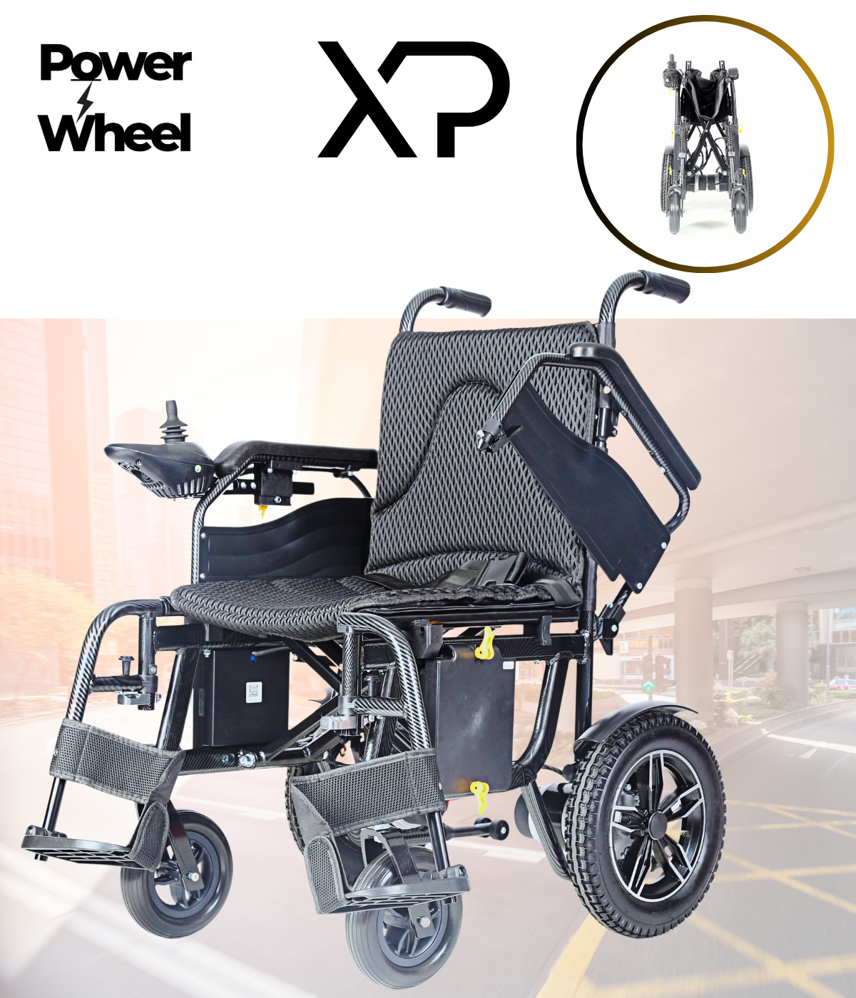 Power Wheel] XP 電動輪椅輕鬆折疊– Meds Care