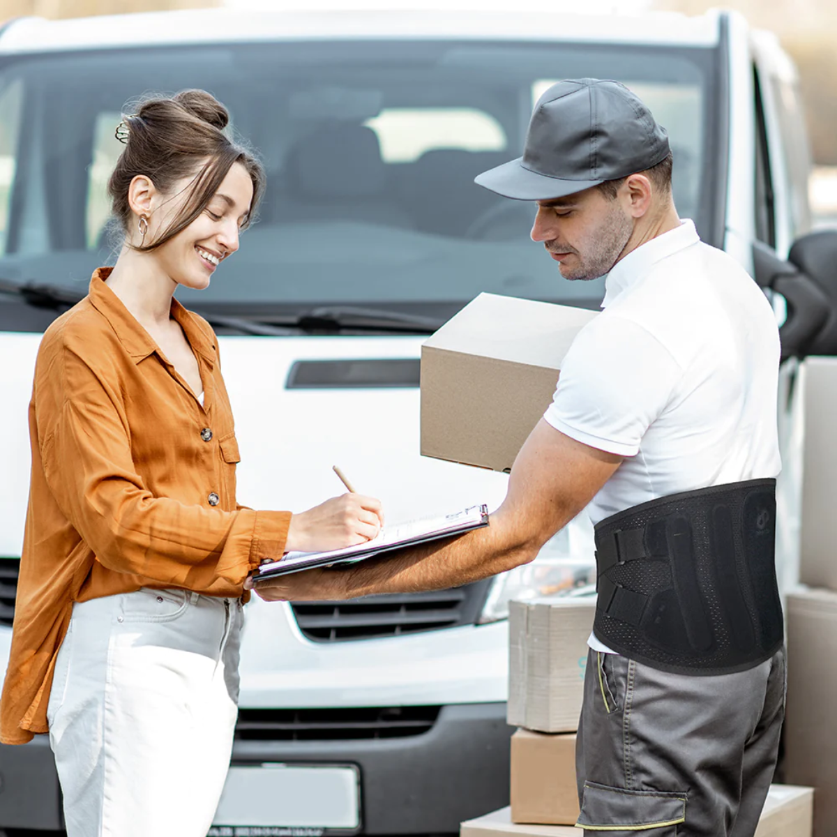 專利仿生骨腰封 針對L1至L5 大範圍保護