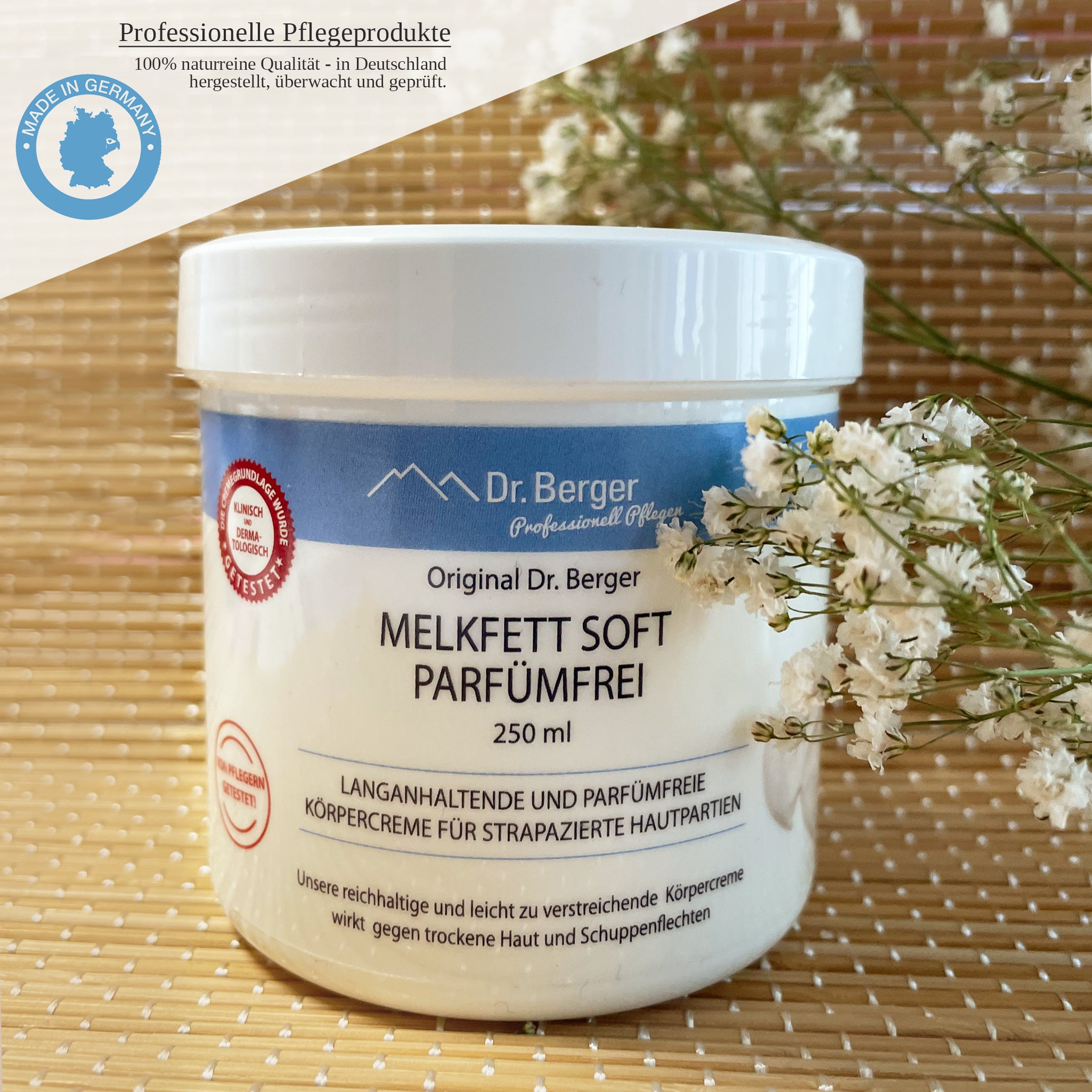 [Dr. Berger] 保濕乳霜 保濕護膚霜|滋養皮膚 無添加香料