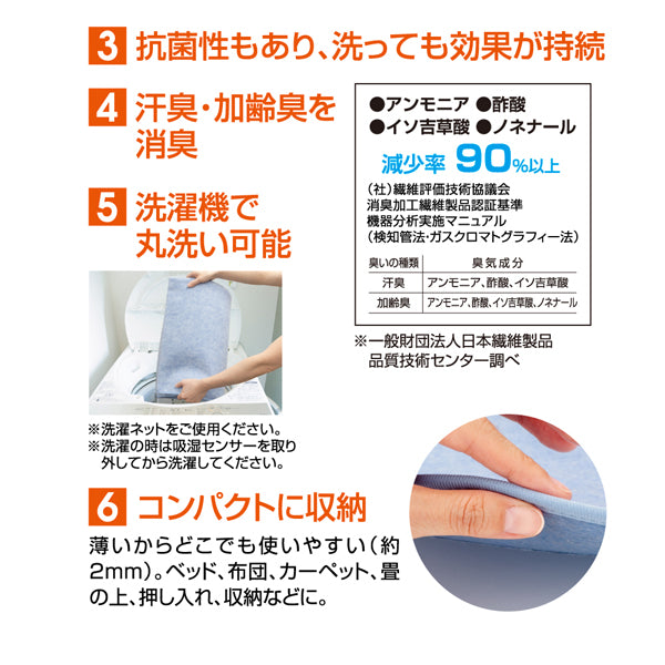 [Alphax] 珪藻矽膠吸濕除臭墊-90*90cm 隔尿墊