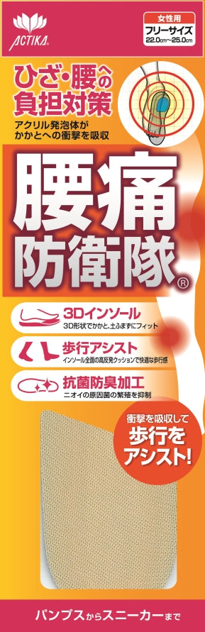 [ACTIKA] 腰痛防衛隊鞋墊
