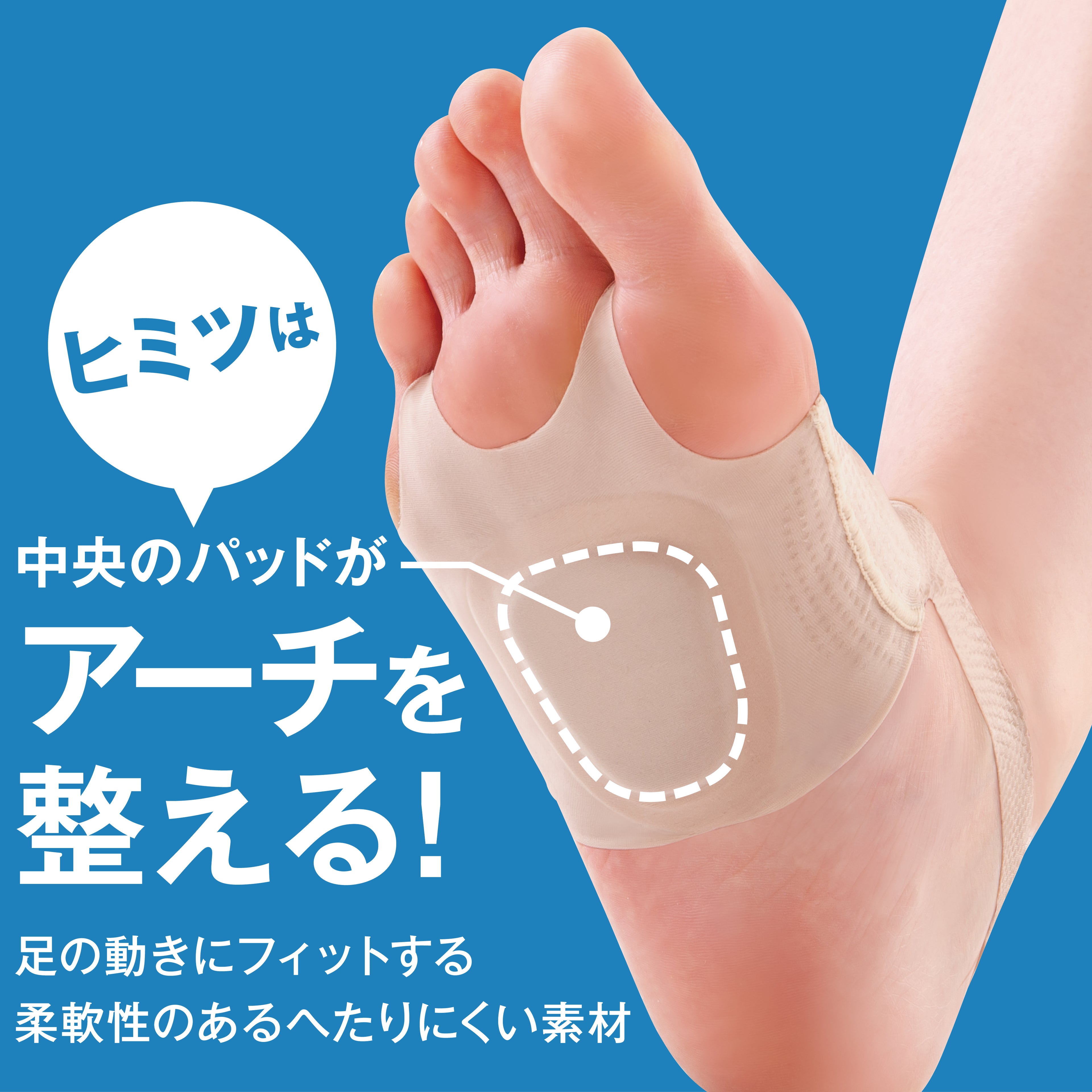 [Alphax] 0.6mm超薄足弓墊 (一對裝)