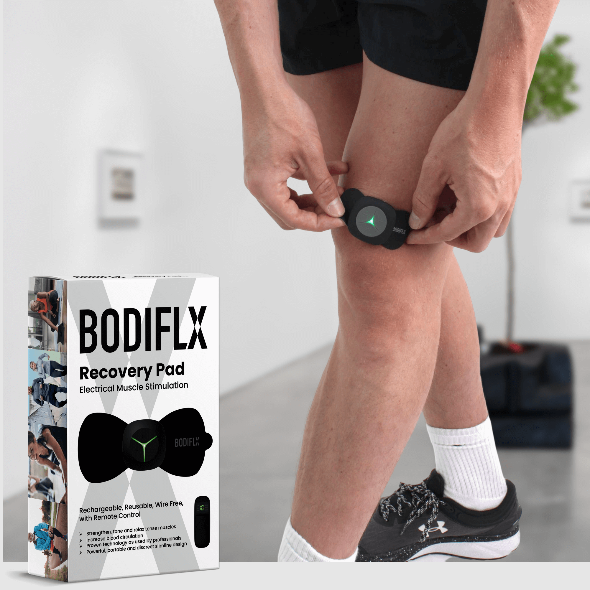 BODIFLX隨身按摩師 無線 EMS 肌肉及止痛按摩儀