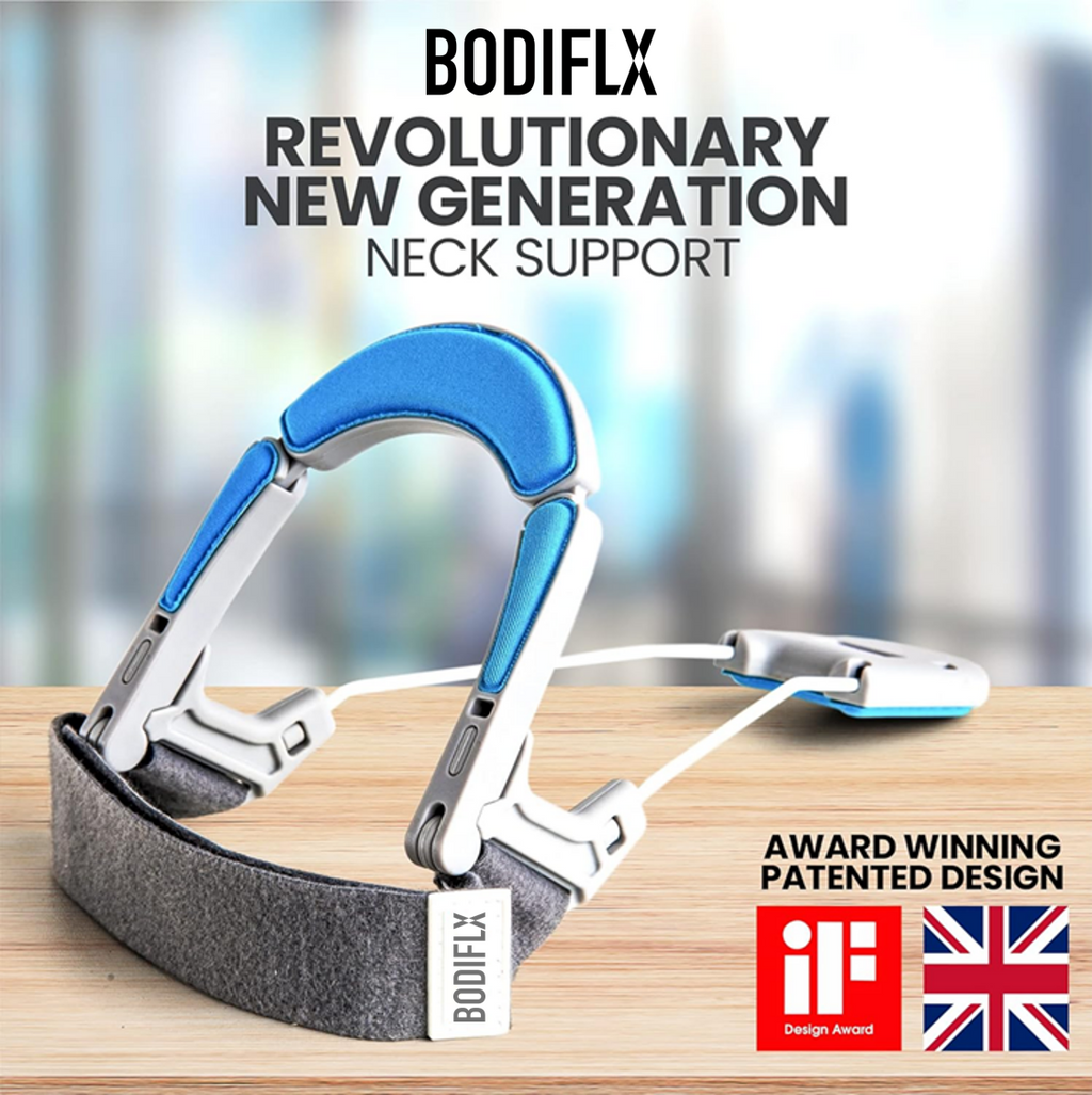 英國時尚護頸托，革命性的頸部支撐設計，獲得IF設計獎，舒適透氣的使用體驗