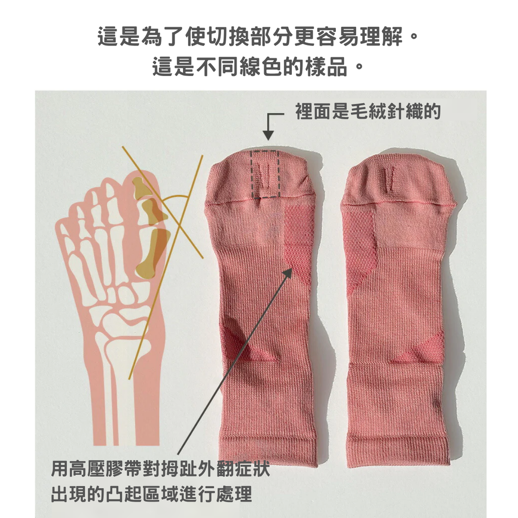 [Hayashi Knit] 拇指外翻襪 M-L