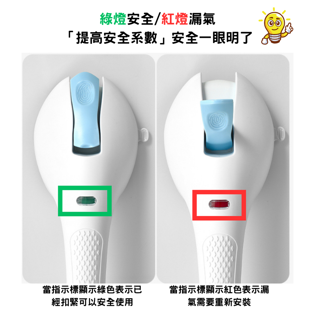 [Meds Support] 免安裝吸盤扶手 (帶提示燈)