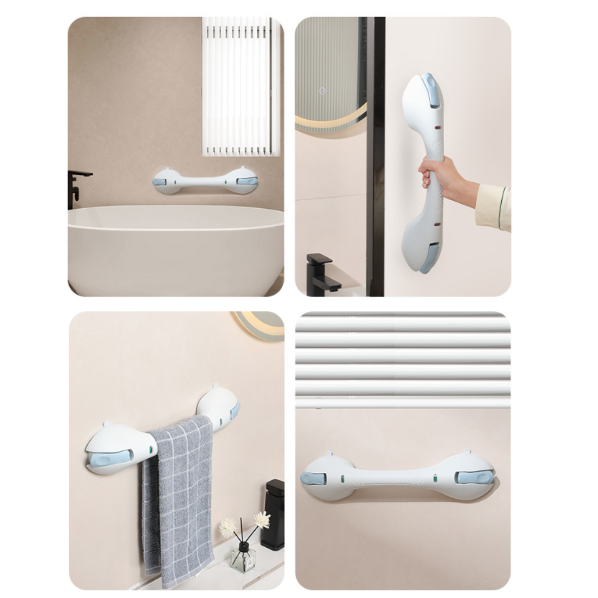 [Meds Support] 免安裝吸盤扶手 (帶提示燈)