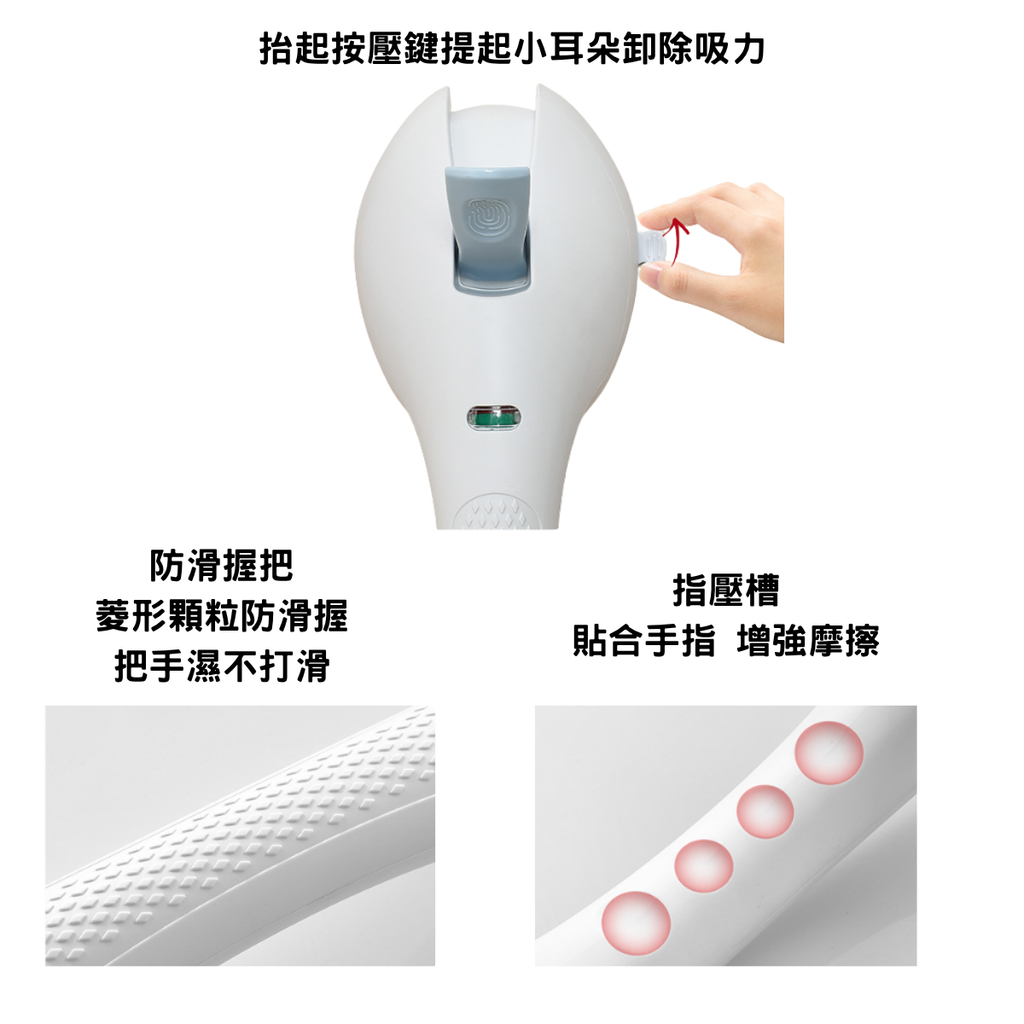[Meds Support] 免安裝吸盤扶手 (帶提示燈)