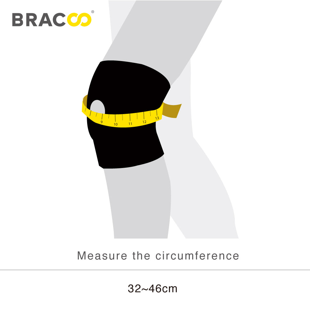 [BRACOO]奔酷 KP32雙支撐透氣親膚可調護膝