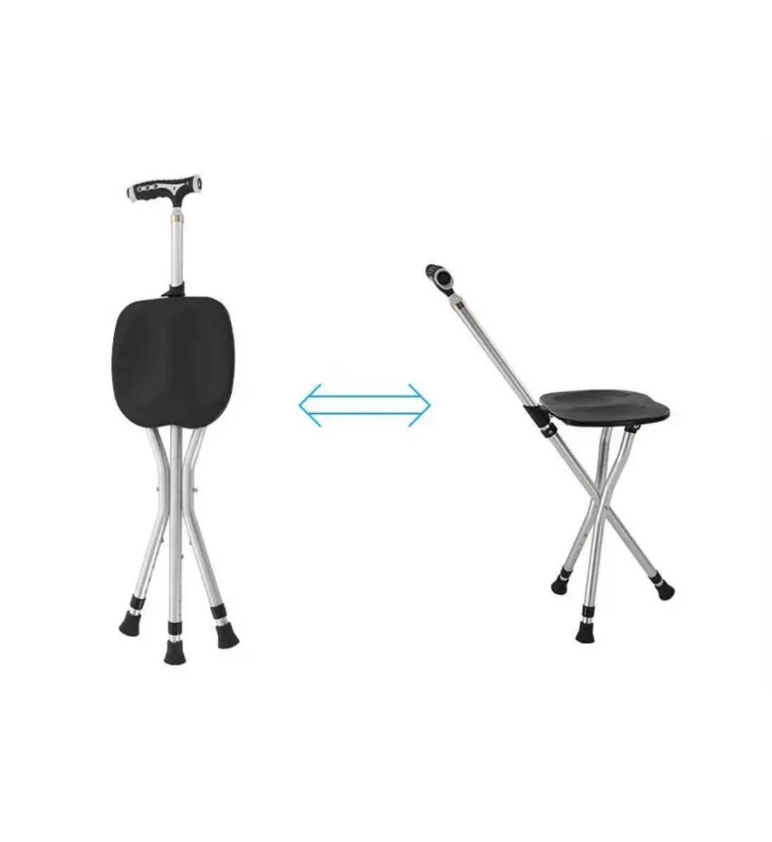 [MedS Support] 折疊三腳拐杖椅