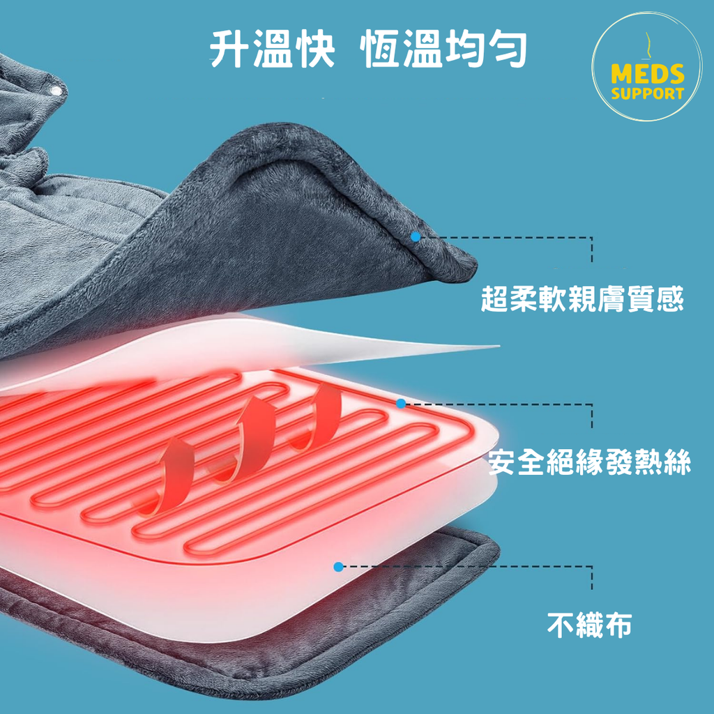 [Meds Support] 理療電熱肩頸墊