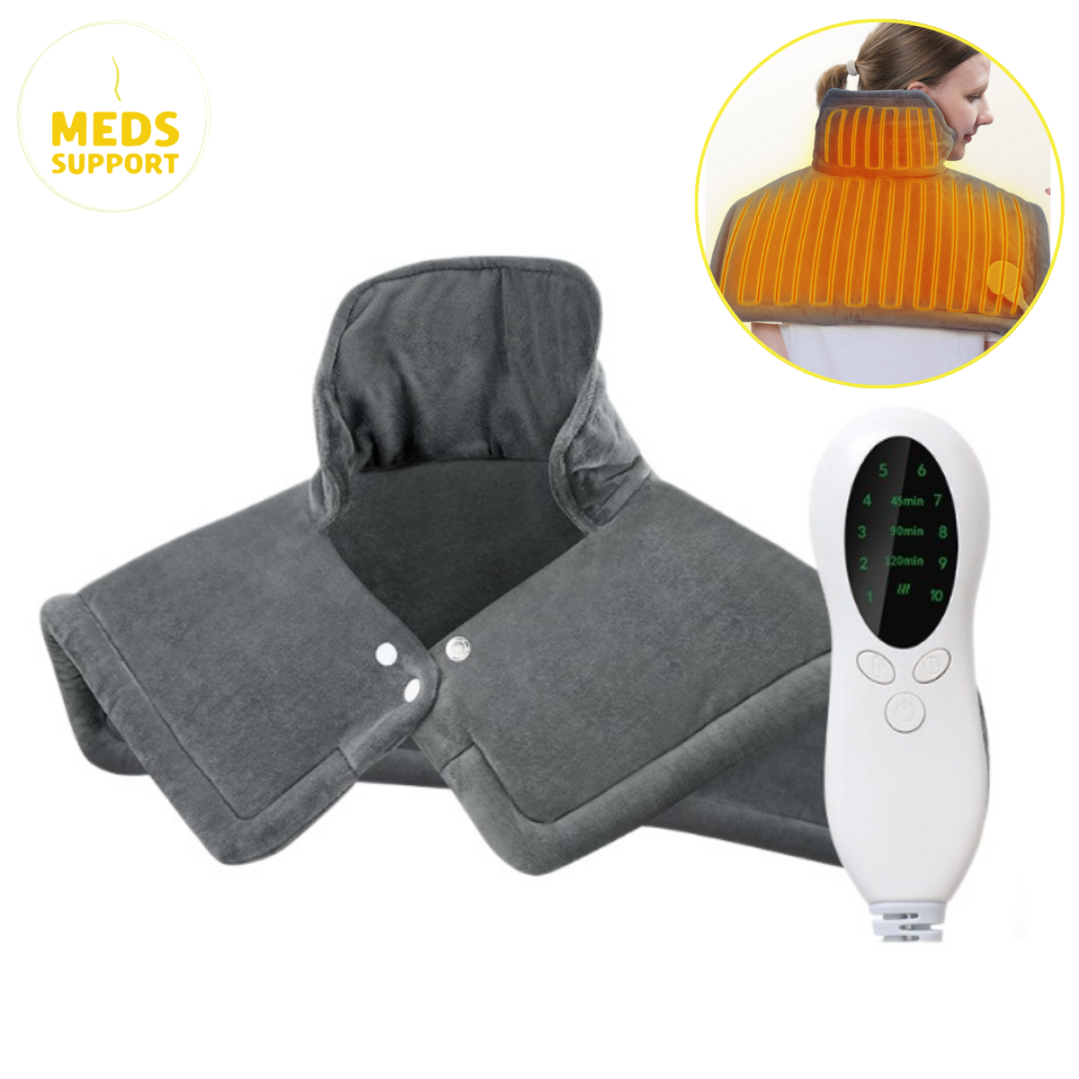理療電熱肩頸墊(液晶版)