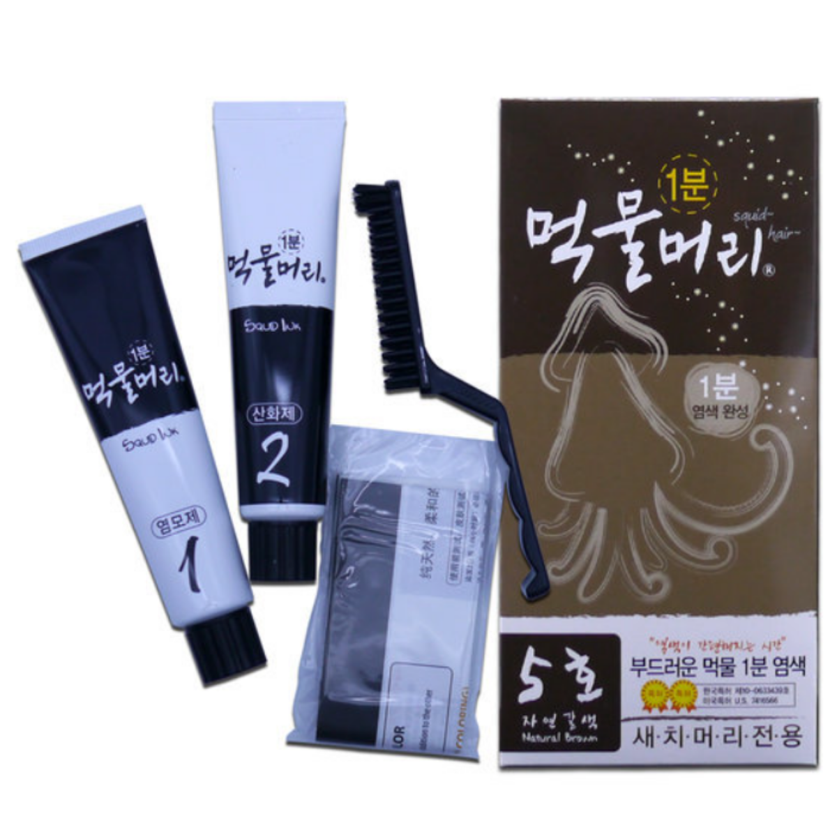 墨頭染髮膏男女快速1分鐘染髮劑 60ml