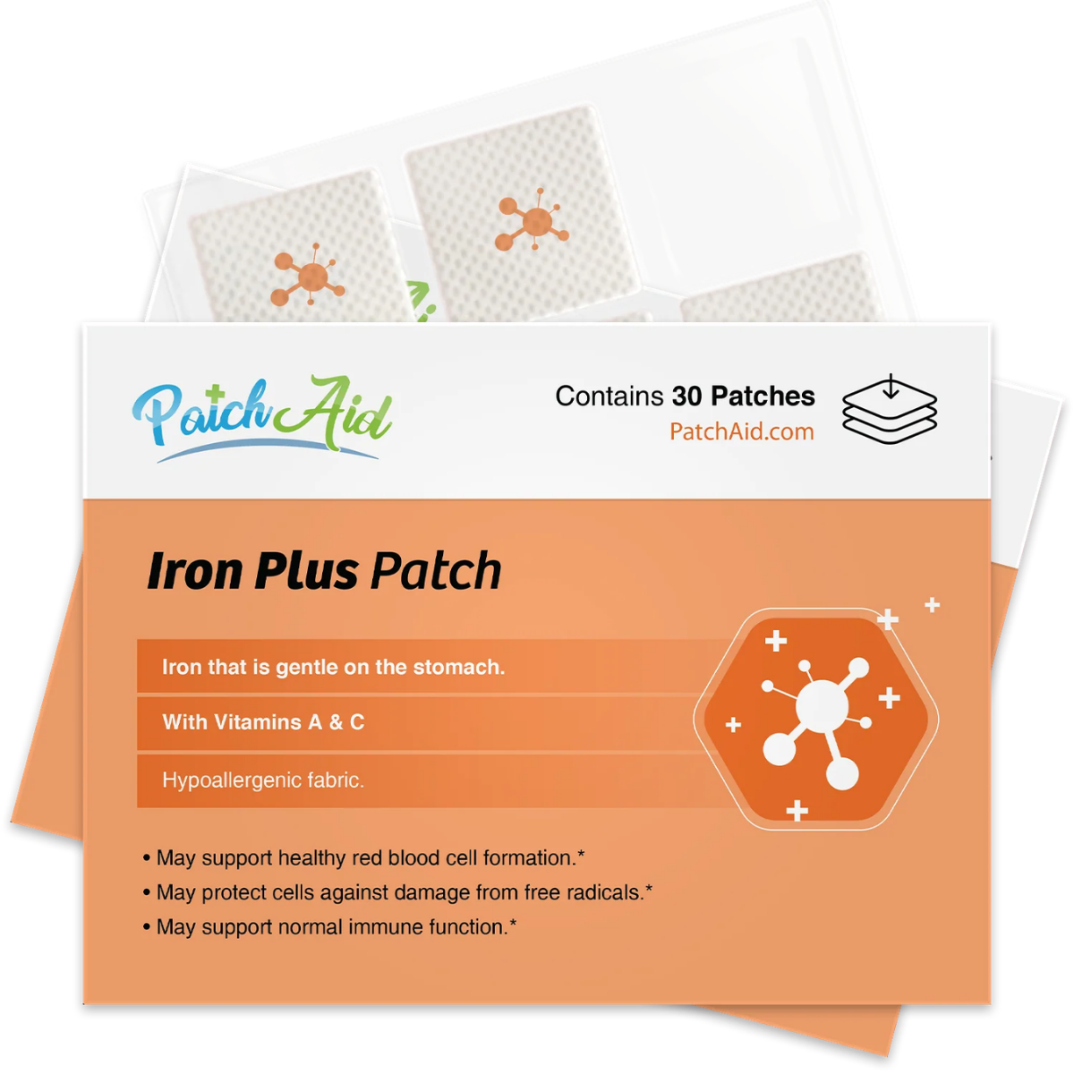 PatchAid 鐵+複合維他命貼片Iron Plus Vitamin Patch