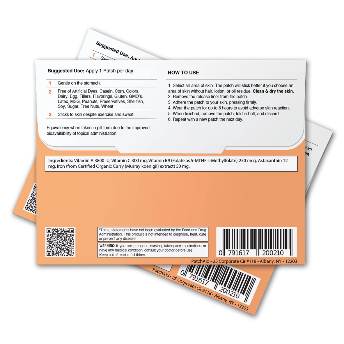 PatchAid 鐵+複合維他命貼片Iron Plus Vitamin Patch