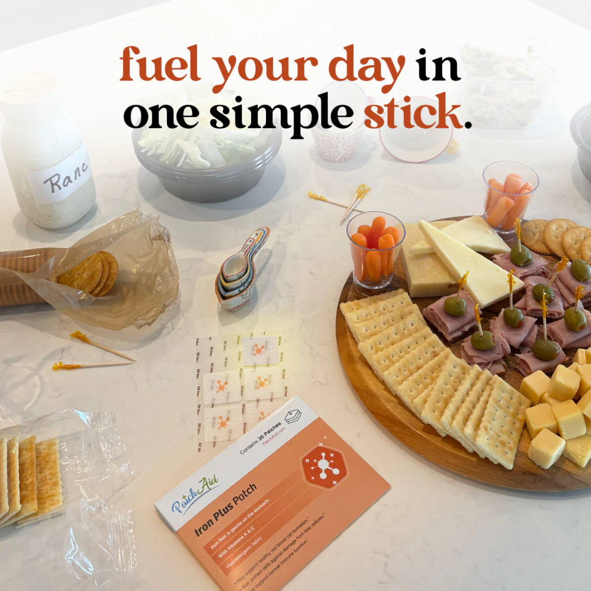 PatchAid 鐵+複合維他命貼片Iron Plus Vitamin Patch