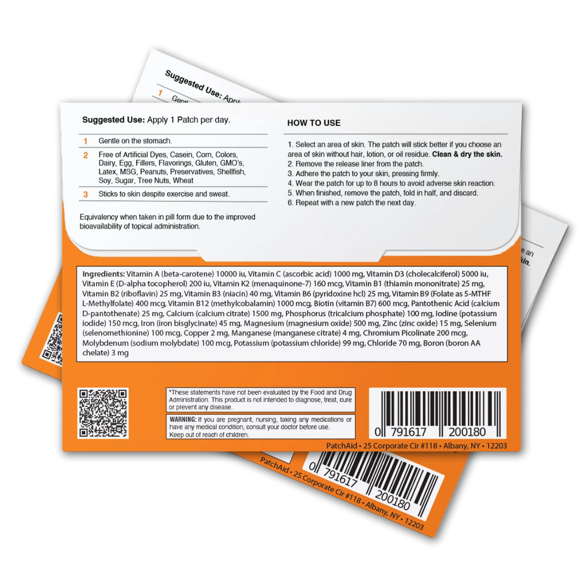 PatchAid 全效綜合維他命吸收貼片 Multivitamin Plus Topical Vitamin Patch