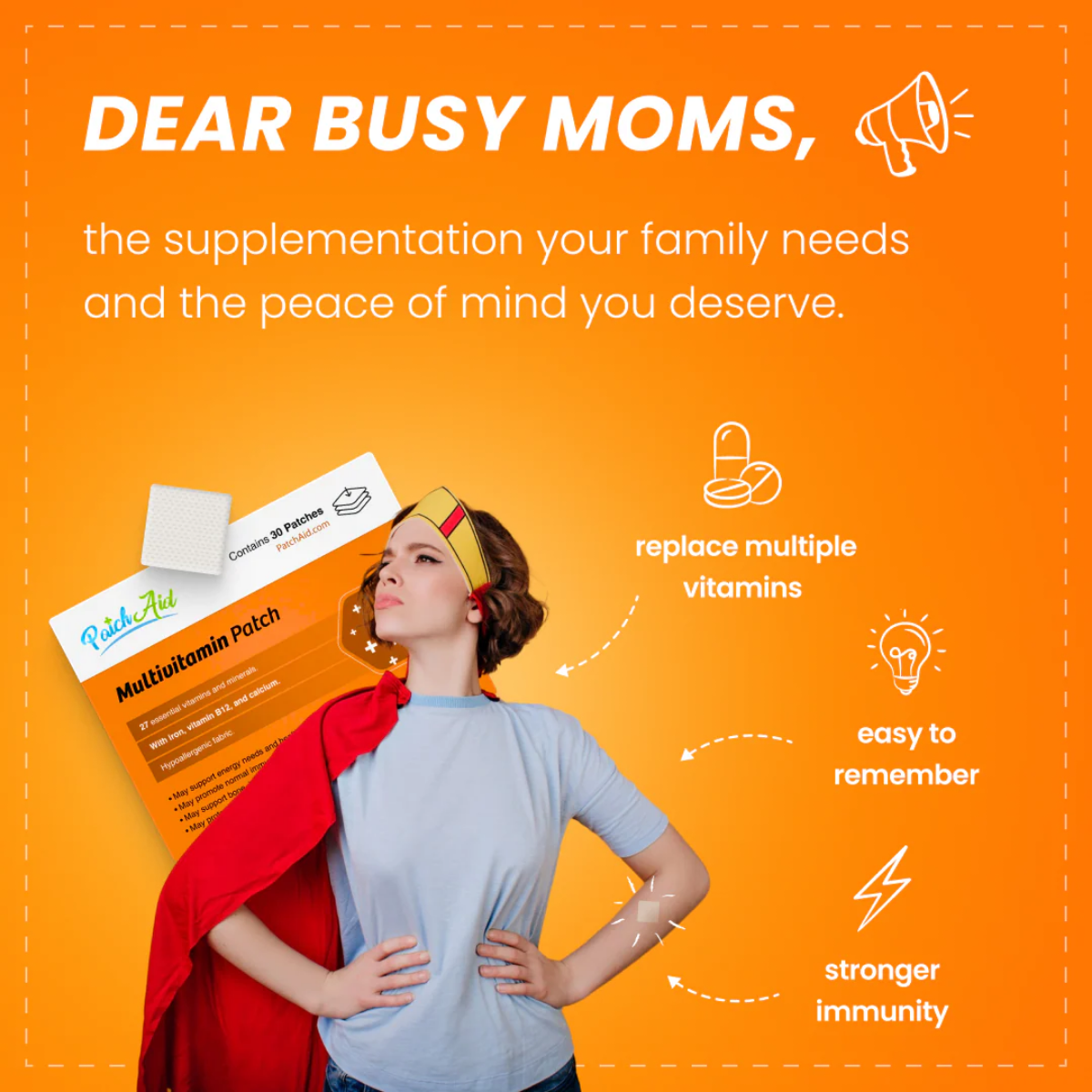 PatchAid 全效綜合維他命吸收貼片 Multivitamin Plus Topical Vitamin Patch