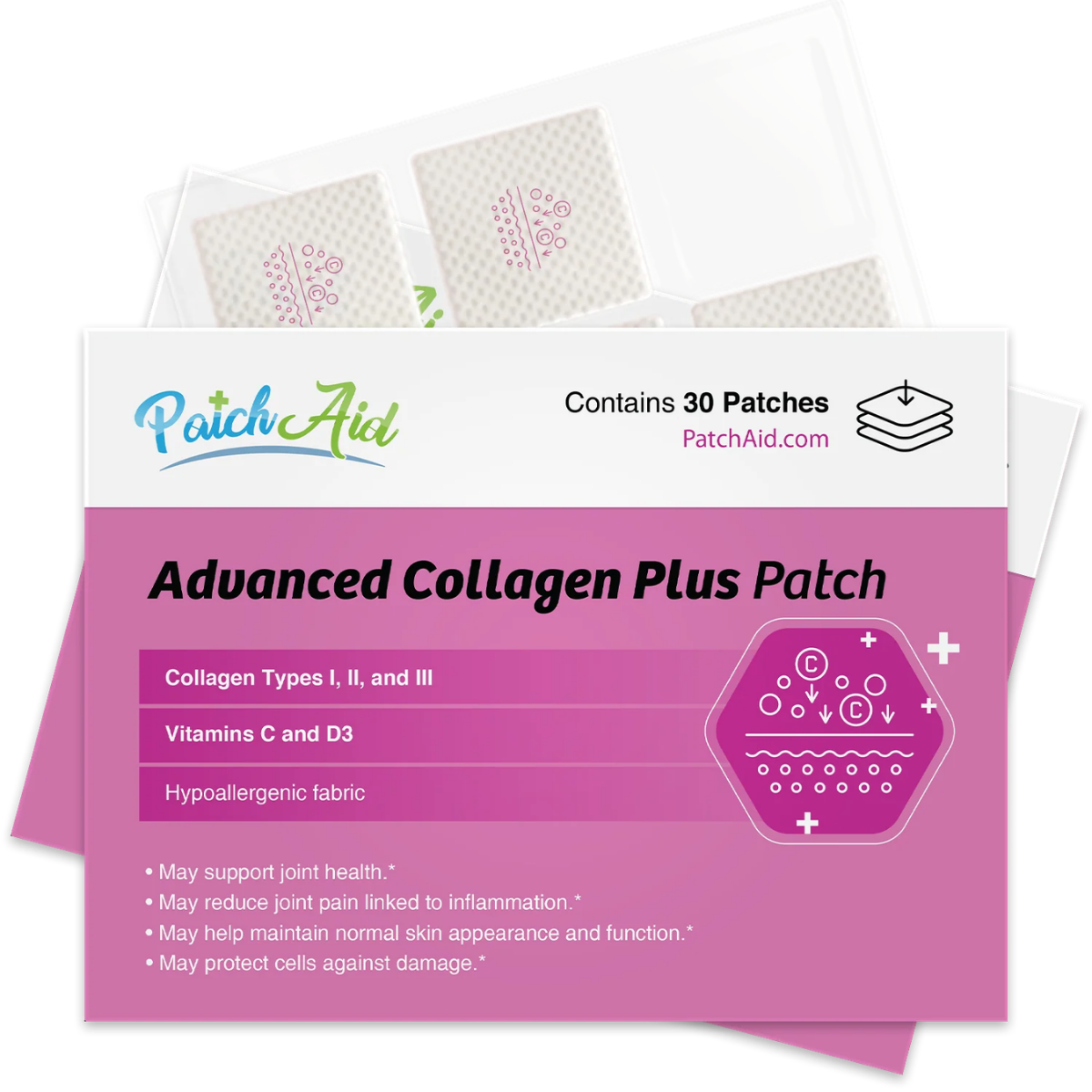 PatchAid 膠原蛋白強化維他命貼片Advanced Collagen Plus Vitamin Patch
