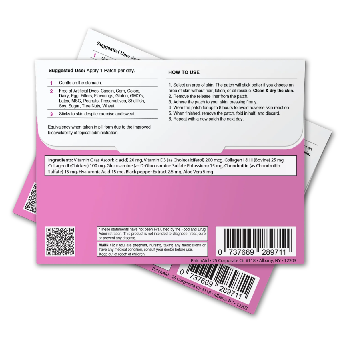 PatchAid 膠原蛋白強化維他命貼片Advanced Collagen Plus Vitamin Patch