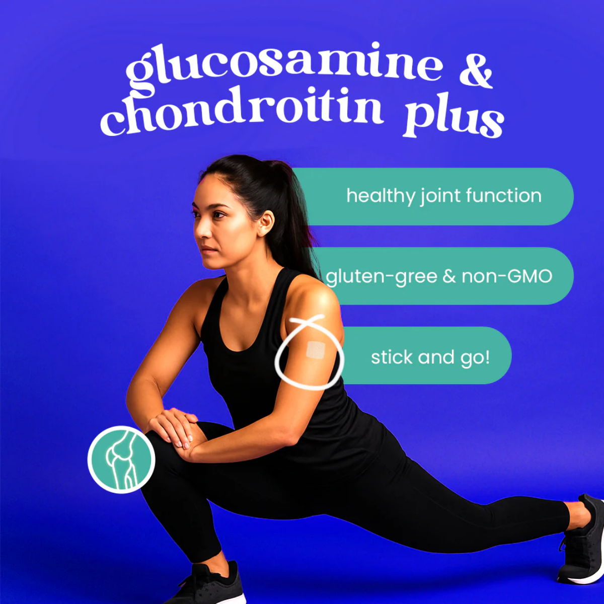 PatchAid 強效關節修護葡萄糖胺軟骨素貼片Glucosamine and Chondroitin Topical Plus Vitamin Patch