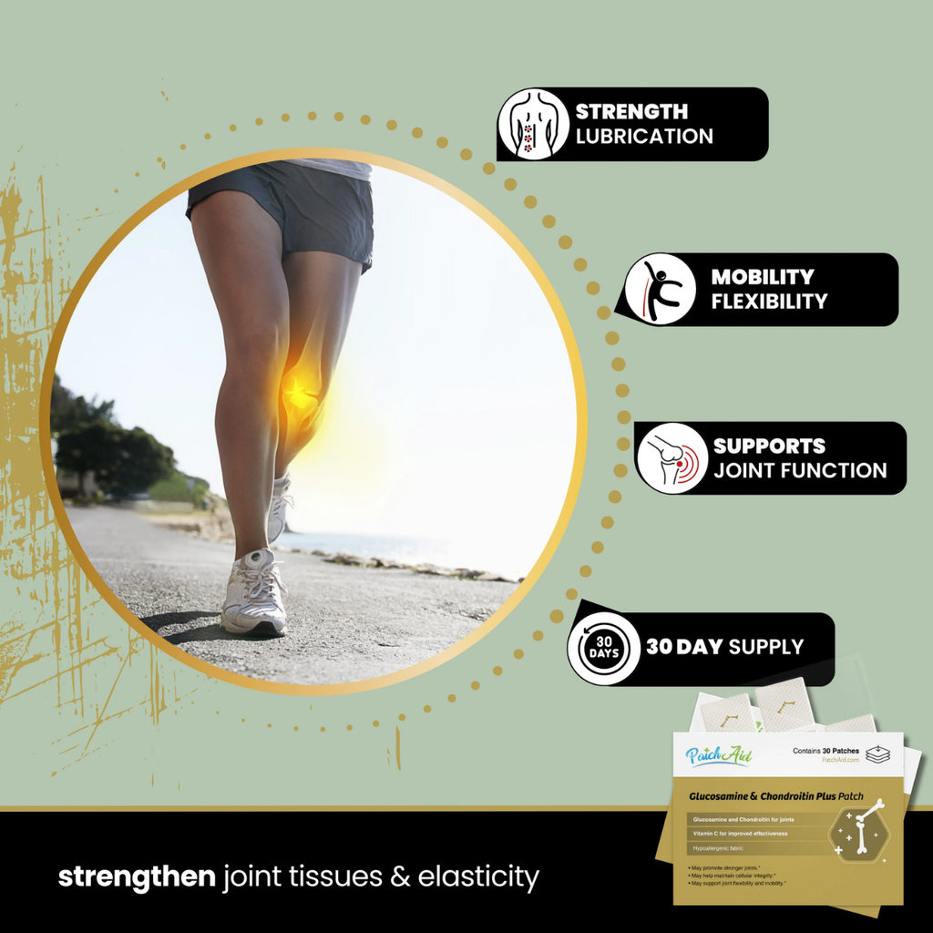 PatchAid 強效關節修護葡萄糖胺軟骨素貼片Glucosamine and Chondroitin Topical Plus Vitamin Patch
