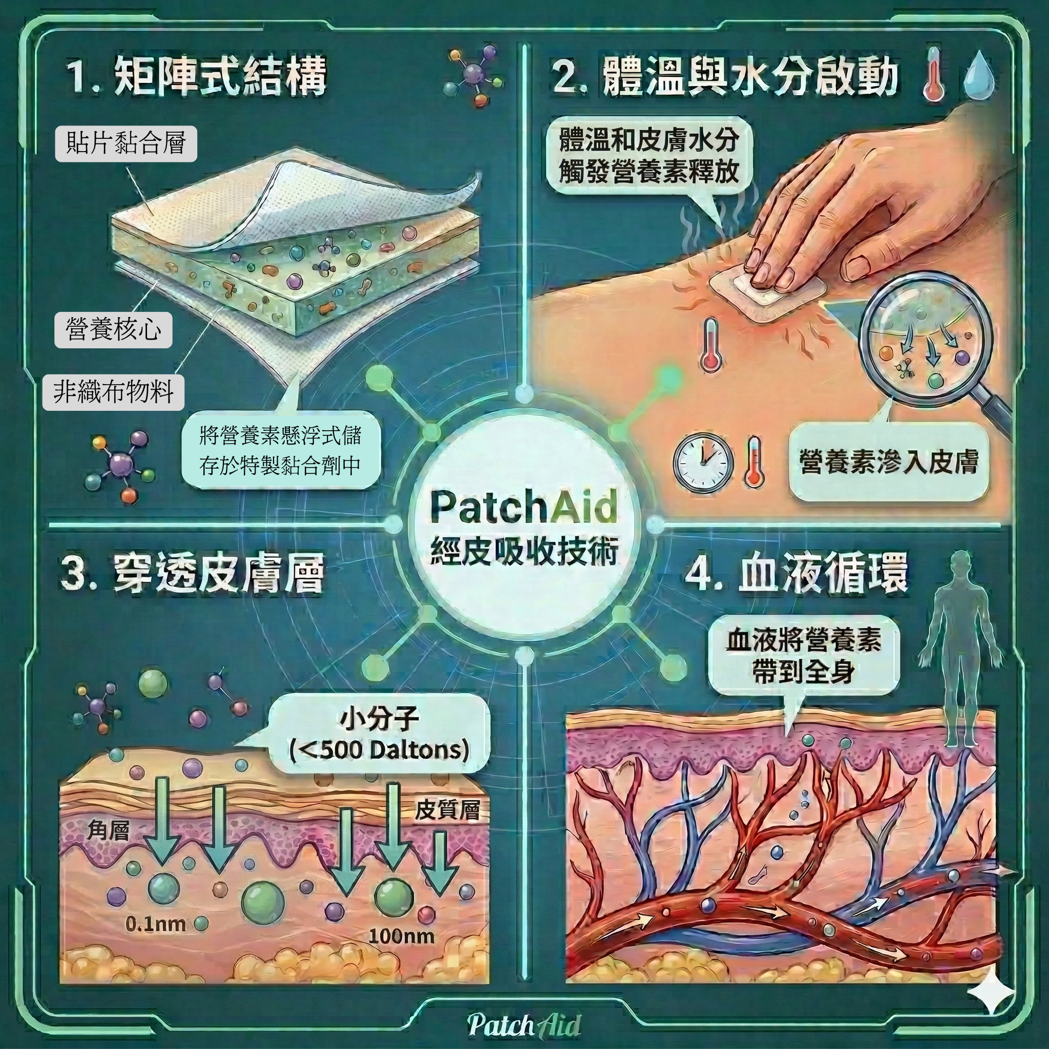 PatchAid 全效綜合維他命吸收貼片 Multivitamin Plus Topical Vitamin Patch