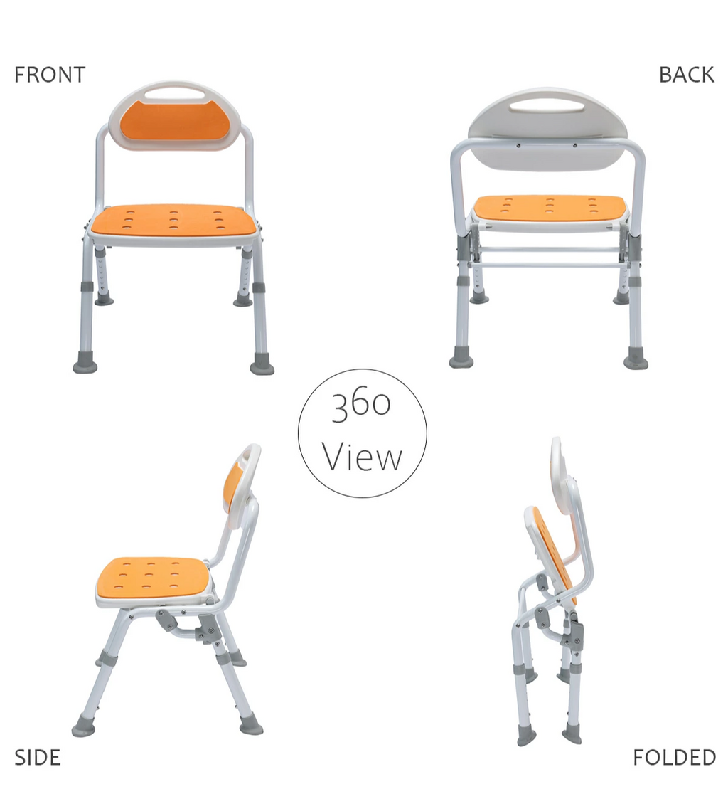 [樂樂健] RK-050050R 折疊靠背沐浴椅