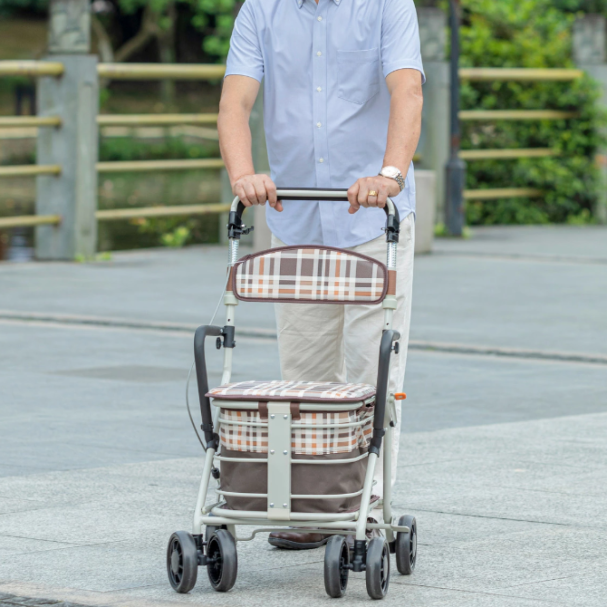 [樂樂健] 大容量助行購物車