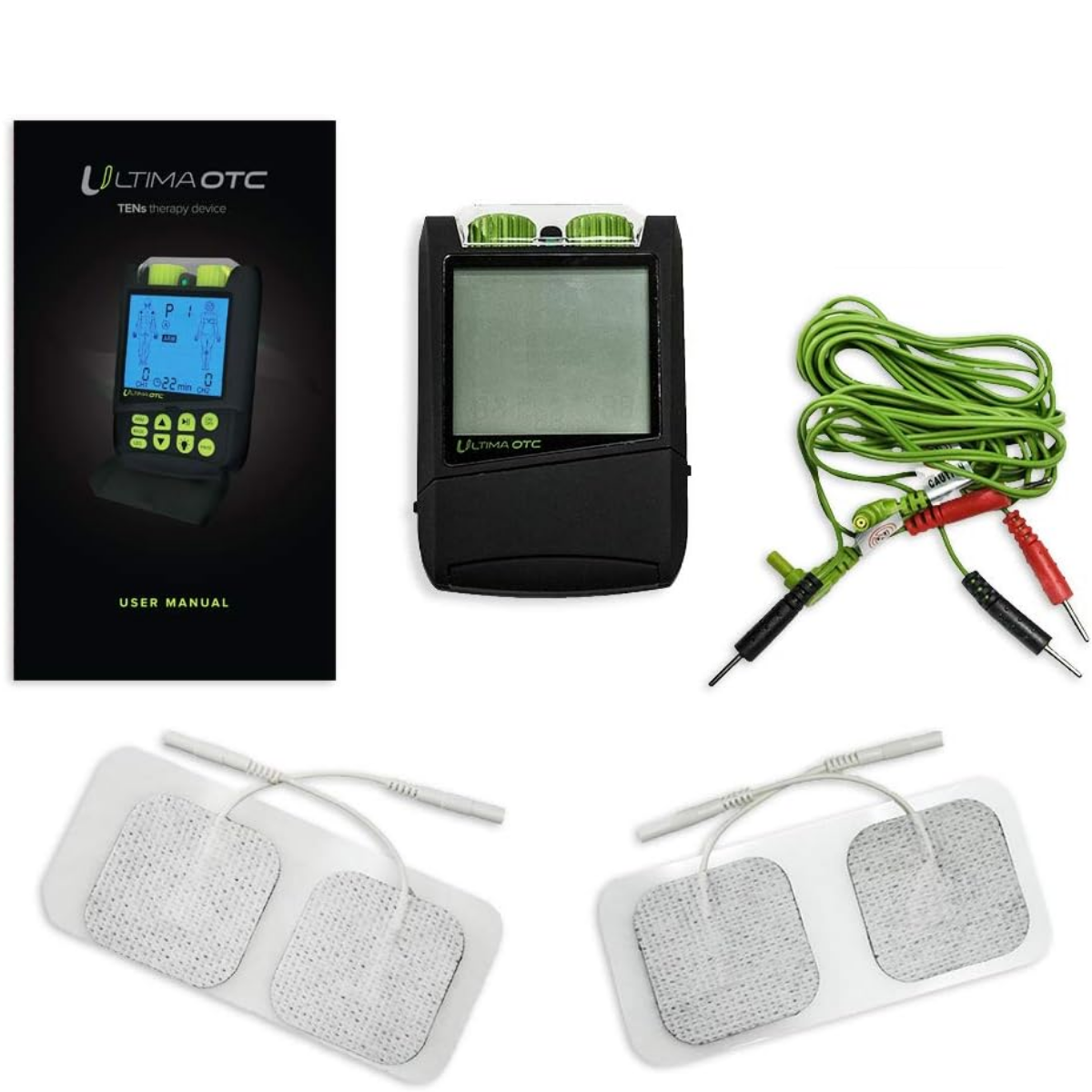 Ultima OTC 雙頻道電子止痛機 針對腰部手部腿部等特定部位 止痛按摩二合一