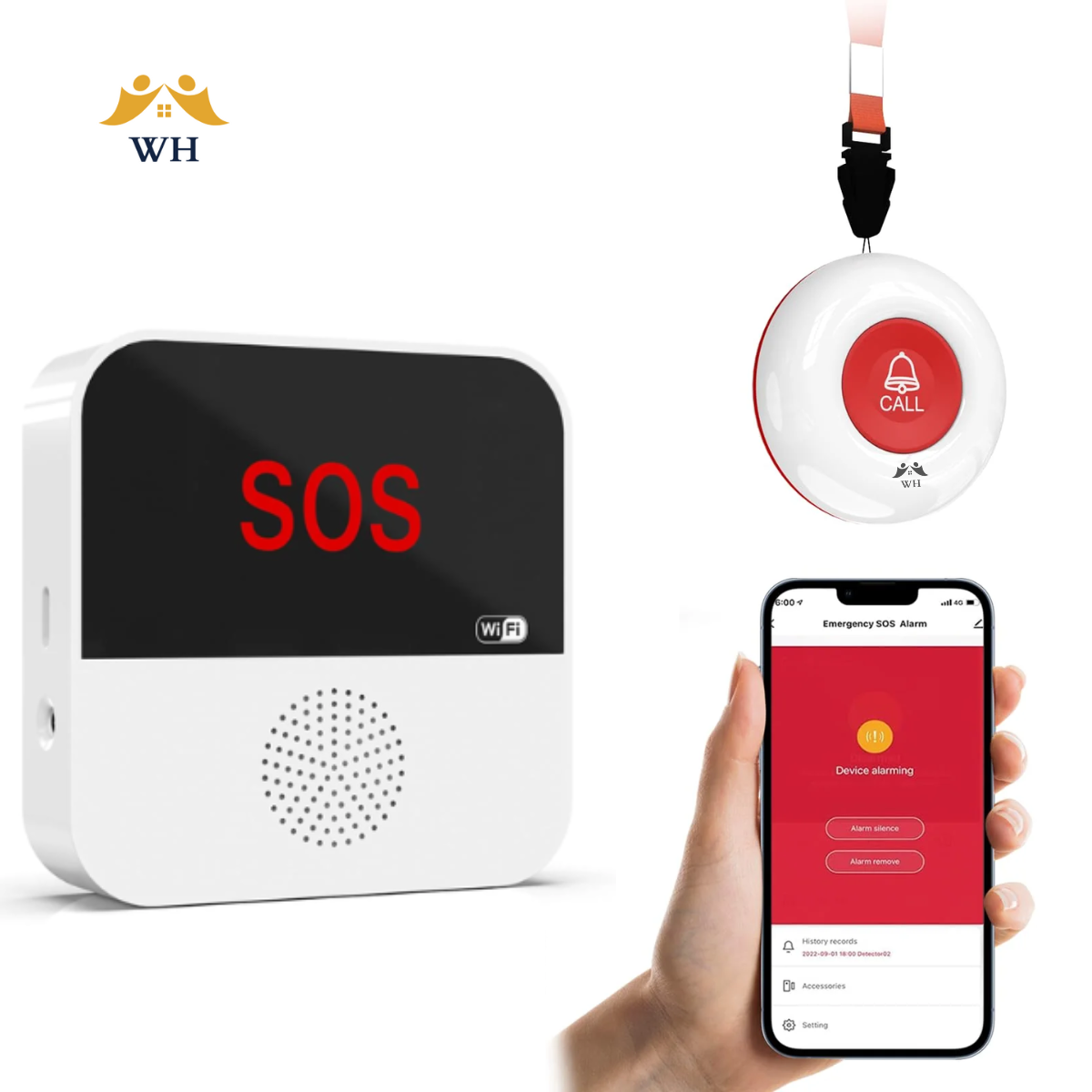 智能WIFI SOS呼叫器 – Meds Care