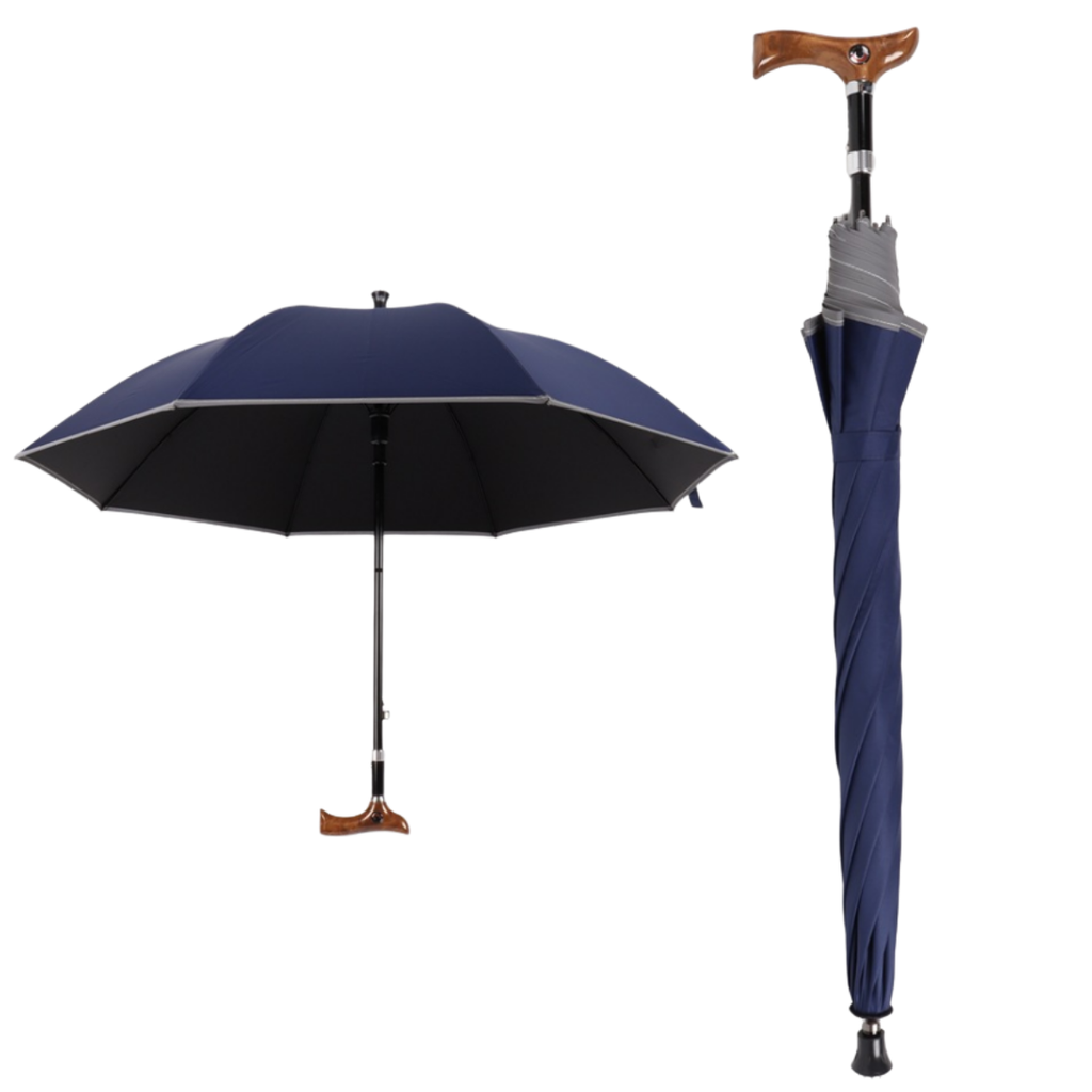 [MedS Support] Adjustable Height Cane Short Umbrella