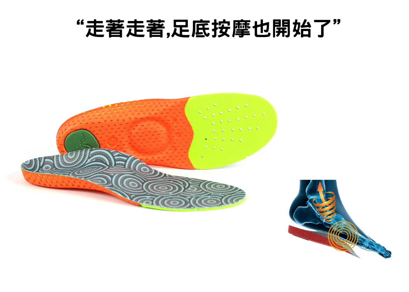 iMOOV 4D減壓舒痛鞋墊 足弓承托