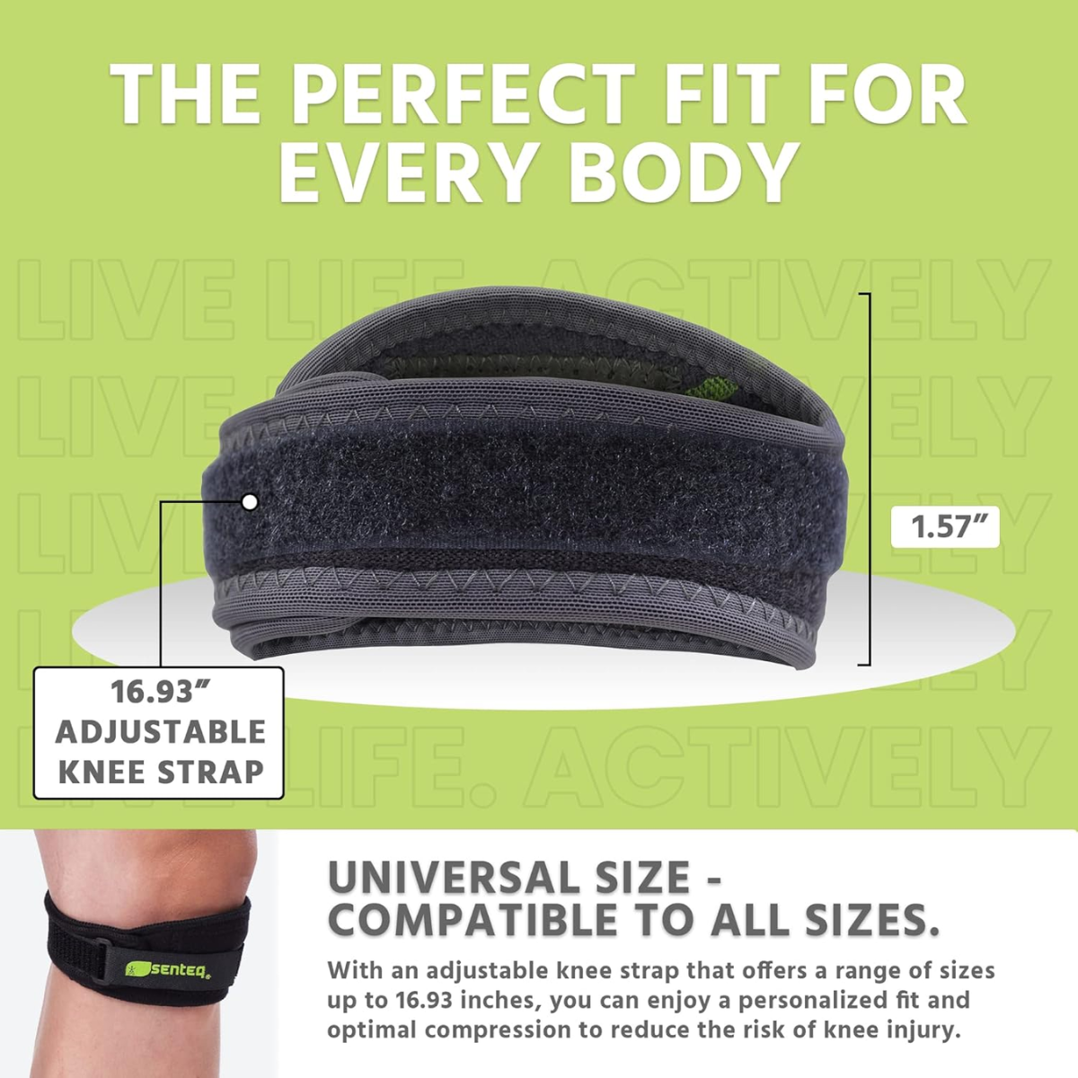 [SENTEQ] 凝膠護膝帶