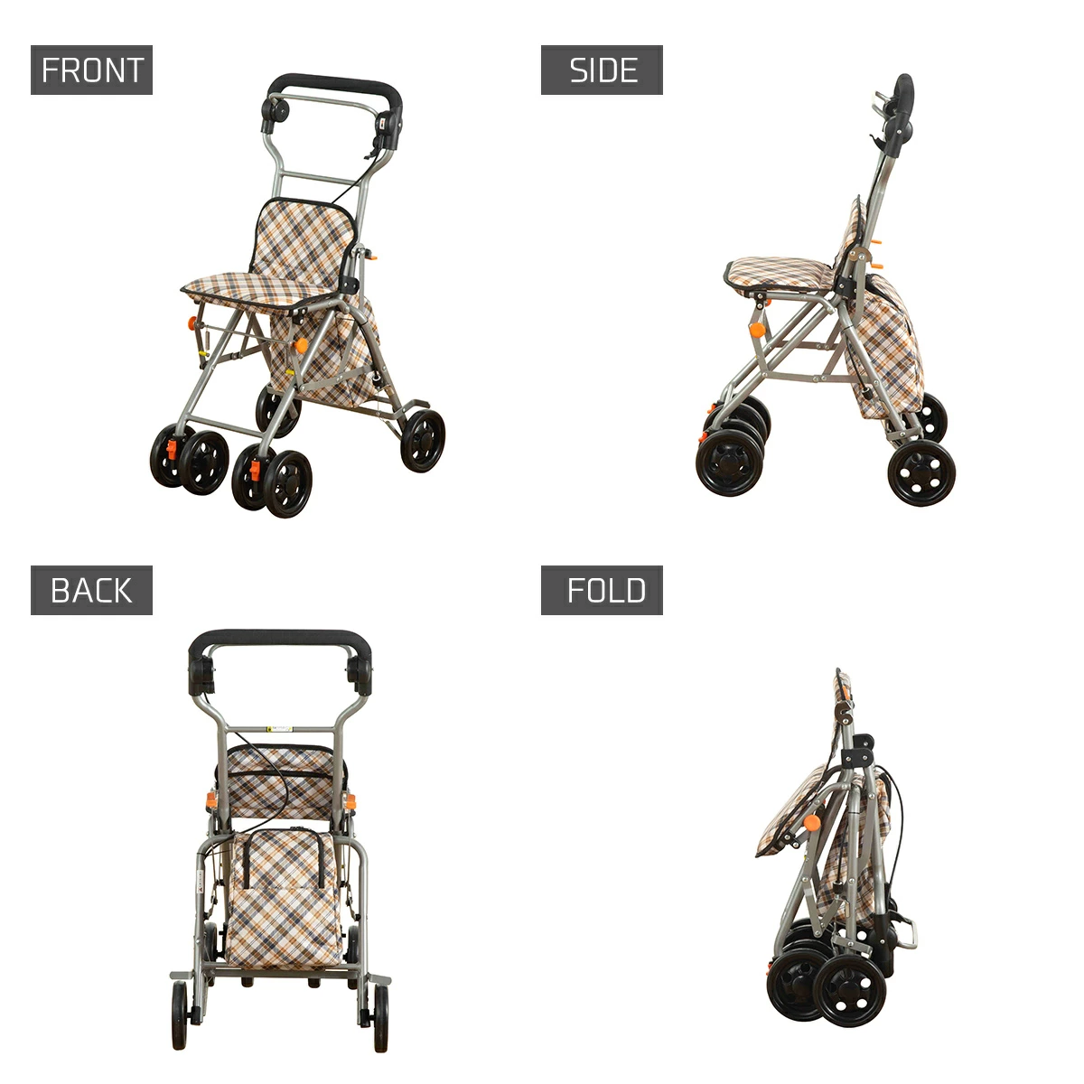 [樂樂健] 輕量購物助行車