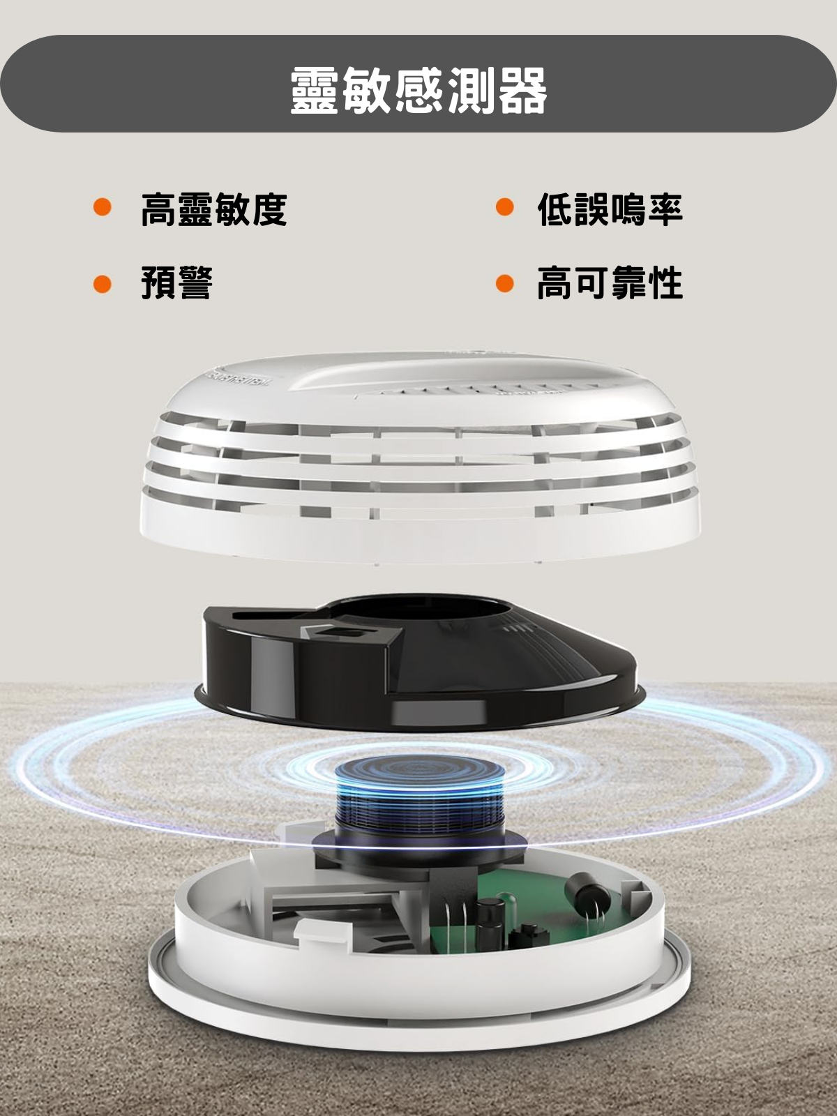 [WH] 智能WIFI防火煙霧警報器WHSM10