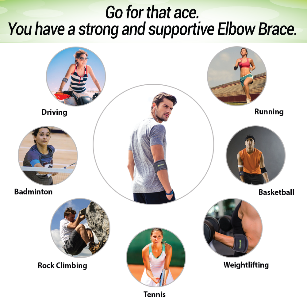 [SENTEQ] 台灣製手肘束帶